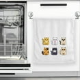 thumbnail image 3 of GZHJMY Cats Breed Hand Towels White Bath Towels Soft Absorbent 100% Combed Ring Spun Cotton Bathroom Towel Kitchen Dishwashing Towels Spa Hotel Towels 16 x 30 inches, 3 of 7