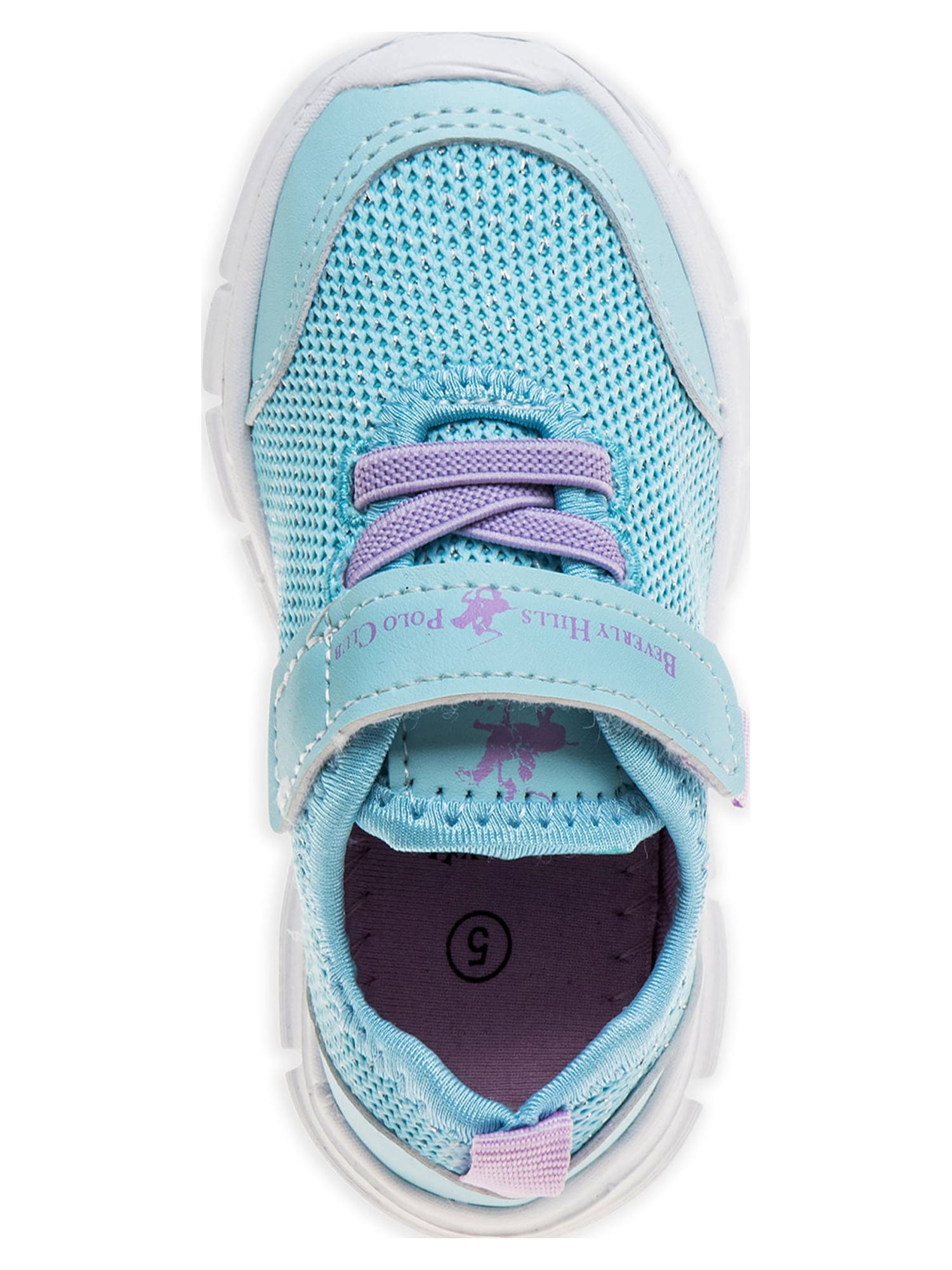 Beverly Hills Polo Club Single Strap Athletic Sneaker (Toddler Girls)