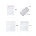 thumbnail image 5 of Mesh Laundry Bags for Delicates with Zipper, Travel Storage Organize Bag, Clothing Washing Bags for Laundry, Blouse, Bra, Hosiery, Stocking, Underwear, Lingerie--4 Set-1S,1M,1L,1Cylinder, 5 of 5