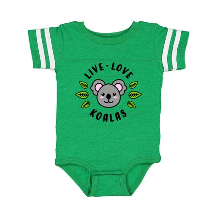 

Inktastic Live Love Koalas Gift Baby Boy or Baby Girl Bodysuit
