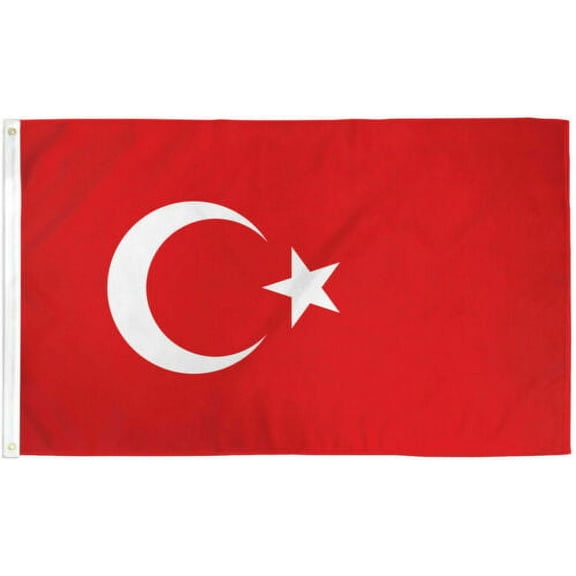 3x5 Turkey Flag Turkish Banner Country Pennant 3x5 Indoor Outdoor New 5X3 BANNER