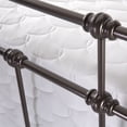 thumbnail image 3 of Dexter Metal Full Bed with Headboard & Footboard, Hammered Brown, 3 of 6