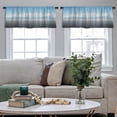 thumbnail image 5 of LALILO Kitchen Curtain Valance Road Sunny Summer Day Mountain Rod Pocket Window Curtain 52"x 18" Set of 2, 5 of 7