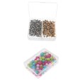 thumbnail image 1 of GUOOL 500 Pcs Goupilles de Marquage de Couleur Mixte pour s, Planches de Liège de Bureau, 1 of 9