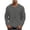 Mens Long Sleeve Shirt Dark Gray, variant on Mens Big and Tall Long Sleeve V-Neck Top Shirt Casual Loose Solid Color Pullover Fathers Gift S-5XL