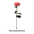 thumbnail image 4 of Lámpara Solar de crisantemo, 2 uds., luz de jardín, flores artificiales, césped, paisaje, jardín, decoración exquisita, creativa Iluminación y accesorios Crisantemo rosa crisantemo rosa Advancent HA073440-03, 4 of 6