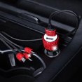 thumbnail image 3 of cable de datos de carga multicabezal Wdftyju 3 pulgadas para coche color rojo, 3 of 6