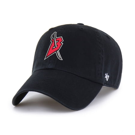 Men s 47 Black Buffalo Sabres Logo Clean Up Adjustable Hat