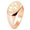 thumbnail image 1 of Sterling Silver Iconic Love Heart Engraved Oval Flat Top Polished Ring, 1 of 1