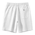 thumbnail image 4 of PIMSSY Men Shorts Lightweight Casual Linen Shorts For Summer Comfort And Relaxed Fit With Adjustable Drawstring And Side Pockets Solid Color Outdoor Male Holiday Bottoms, 4 of 5