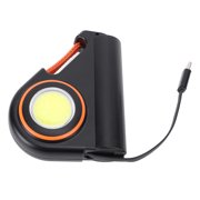 5000mAh Retractable Charger, Power Bank with 30In Cables, 22.5W Portable Charger LED Small Power Bank for Outdoor Travel