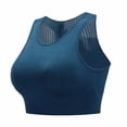 thumbnail image 5 of 2 Pack Sports Bras for Womens-Hollow Cut/Back Yoga Workout Fitness Vest Crop Tops, 5 of 5