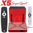 thumbnail image 1 of BuzzTV X5 Super Sport 128GB AX-C Android 13 Smart Box, 1 of 5