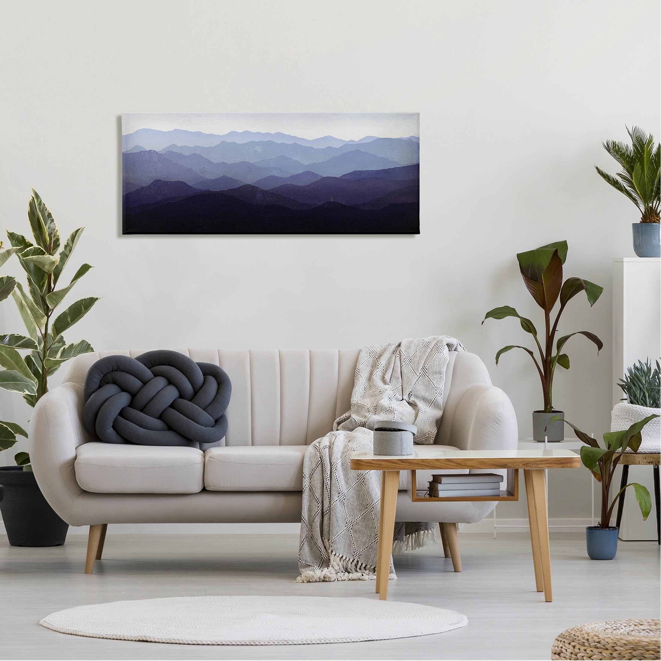 Stupell Industries Panoramic Mountains Layered Peaks Photograph Gallery Wrapped Canvas Print Wall Art, Design by Ryan Fowler