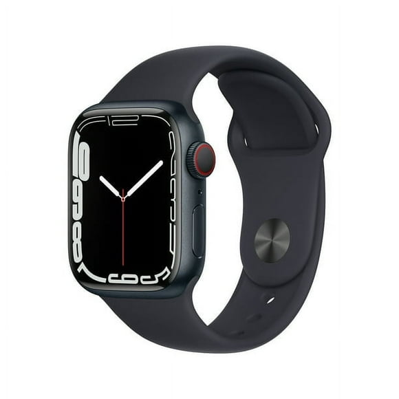 Refurbished Apple Watch Series 7 Aluminum 45 mm (GPS + Cellular) Midnight Black (Grade B)