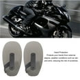thumbnail image 3 of 1 Par Guardamanos Motocicleta Negro Guardamanos Cortaviento Guardamanos Parabrisas Universal para Dirt Pit Bike Street Bike Motocicleta Motocross Supermoto Carreras ATV ANGGREK  Otros, 3 of 8