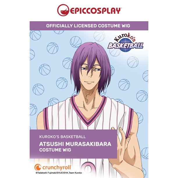 Epic Cosplay Wig Kuro S Basketball Animation Murasakibara Atsuhi Figure Purple Anime Cosplay Wigs Lace Front Hair With Bangs Walmart Com Walmart Com