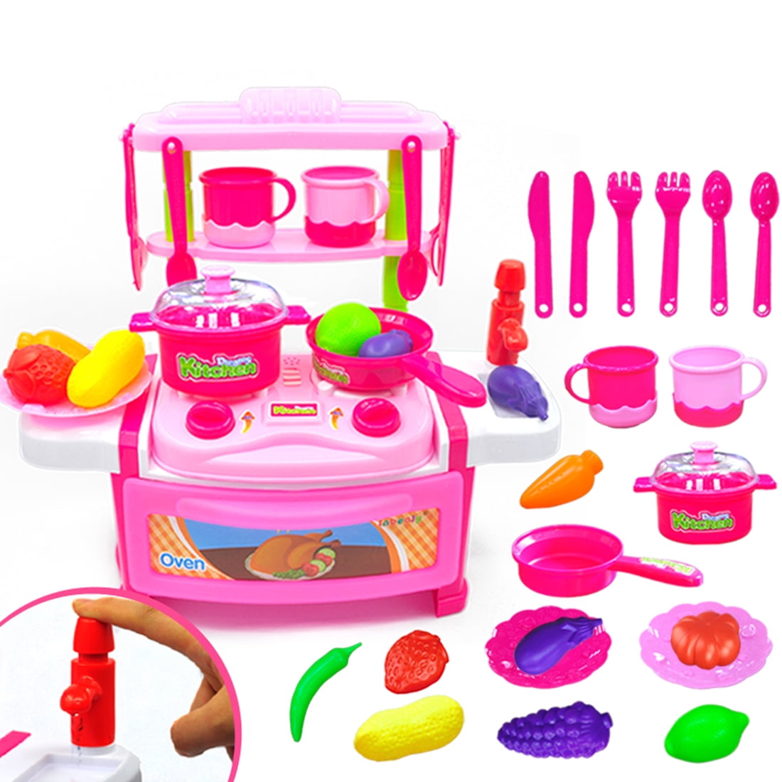 cooking toys pink