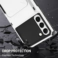 thumbnail image 3 of Wallet Case for Samsung Galaxy S23 Plus Case with 4-Card Credit Card Holder Slot Shockproof Cover Hybrid Heavy Duty Protection Armor Phone Case Compatible with Samsung Galaxy S23 Plus-White, 3 of 6