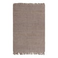 thumbnail image 3 of Unique Loom Chunky Jute Collection Area Rug (6' 1" x 9' Rectangle Gray), 3 of 7