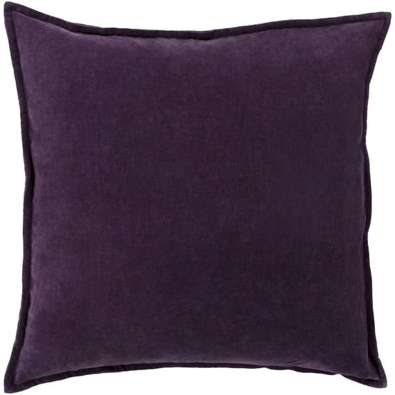Surya Cv-Velv-2020 Cotton Velvet 20" Wide Square Solid Cotton Accent Pillow Cover
