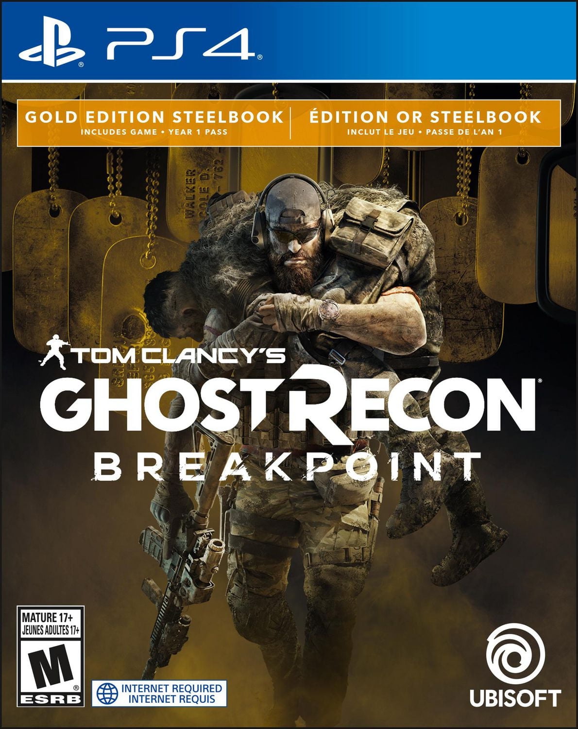 Jeu vidéo Tom Clancy's Ghost Recon Breakpoint Gold Steelbook Edition pour (PS4) Playstation 4