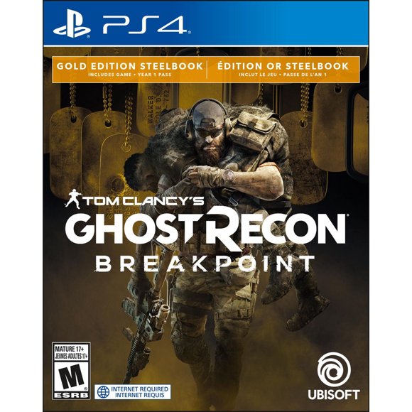 Tom Clancy's Ghost Recon Breakpoint Gold Steelbook Edition (PS4)