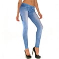 thumbnail image 6 of Zysthvn Casual Women Jeans Low Rise Skinny Trousers for Women Solid Slim Fit Stretch Pants, 6 of 6