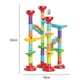 thumbnail image 4 of Kids Marble Run Set Creative Plastic Funny Building Block Toy Educational Toy, 4 of 10