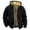 Black, variant on YOTMKGDO Winter Coats for Men, Sweater Men's Lamb Loose Coat Plus Sweater Men's Coat Zipper Pocket Black L