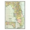 thumbnail image 3 of Johnson 12x14 Black Modern Framed Museum Art Print Titled - Florida - Johnson 1888, 3 of 5