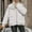 White, variant on AOOCHASLIY Women Coat Women's Fall and Winter Long Sleeved Warm Cotton Jacket Bread
