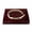 Burgundy, variant on REMANLAND Women's Patent Evening Clutch Purse with Sculptural Oval Handle, Burgundy