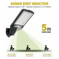 thumbnail image 3 of LED Solar Street Light 3 Lighting Modes Solar Wall Light Motion Sensor Light for Park  Garden Courtyard  Street  Walkway, 3 of 8