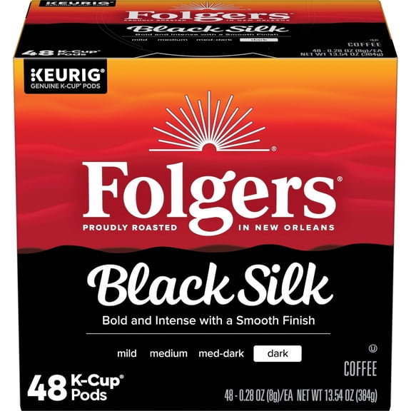Folger's Black Silk Coffee Pods