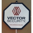 thumbnail image 2 of 2 New REFLECTIVE VECTOR Security Yard Signs on 30" Stakes + 6 Door/Window Decals, 2 of 5