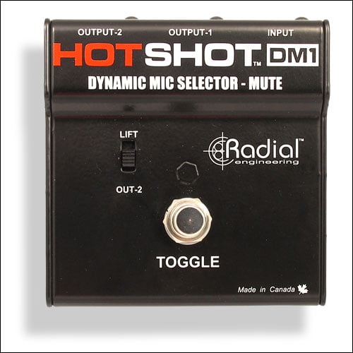Radial HotShot DM-1 Scène Micro à Bascule