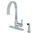 thumbnail image 2 of Gourmetier LS8718CTLSP Continental 8" Centerset Single-Handle Kitchen Faucet with Side Sprayer, Satin Nickel, 2 of 2