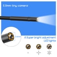 thumbnail image 4 of Riwcyla P40 Portable à Main Industriel Borescope d'Inspection IP67 Étanche Objectif 5,5 mm Intégré, 6 Pcs DEL Réglables avec Écran d'Affichage 4,3 Pouces de Hauteur, Définition 1080P, 4 of 6