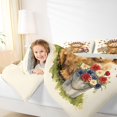 thumbnail image 3 of Manfei Kawaii Highland Cattle Queen Comforter Set,Cute Stars Floral Comforter Sets Queen,Brown Red,Light Gray Reversible,3 Pieces,1 Comforter and 2 Pillowcases, 3 of 7