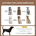 thumbnail image 3 of PawHut Elevated Portable Dog Cot Pet Bed with UV Protection Canopy Shade, 36 inch, Coffee, 3 of 9