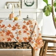 thumbnail image 3 of Fall Tablecloth 60×84 Inch Rectangular, Autumn Harvest Maple Leaves Watercolor Washable Seasonal Table Cover for Party Picnic Dinner Decor, 3 of 6