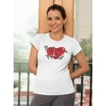 thumbnail image 2 of Best Mom Best Friend Cute Heart T-Shirt Women -Image by Shutterstock, Female XX-Large, 2 of 4