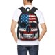 thumbnail image 4 of Easygdp American Flag Skull Mochila de Gran Capacidad Minimalista Ideal para Escuela, Viajes y Uso Diario, 4 of 6