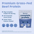 thumbnail image 3 of NativePath Beef Protein Powder Vanilla, 20g Grass-Fed Isolate, Dairy-Free Keto, 30 Servings, 3 of 8