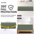 thumbnail image 3 of Funda para cabecero de cama Easy-Going Queen, 150-170 cm, color verde grisáceo, 3 of 7
