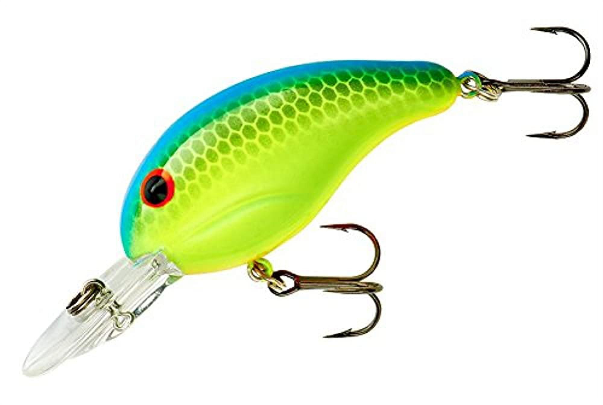 Bandit Series 200 Crankbait 2" Chartreuse Blue Back 1/4 oz.