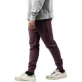 thumbnail image 3 of Ma Croix Men's Premium Slim Fit Fleece Jogger Sweatpants with Elastic Bottom, 3 of 8