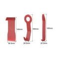 thumbnail image 2 of Unique Bargains Trim Removal Tool Kit,Internal Modification Fastener Accessories for Car Dash Audio Door Panel (Red) 5pcs, 2 of 5