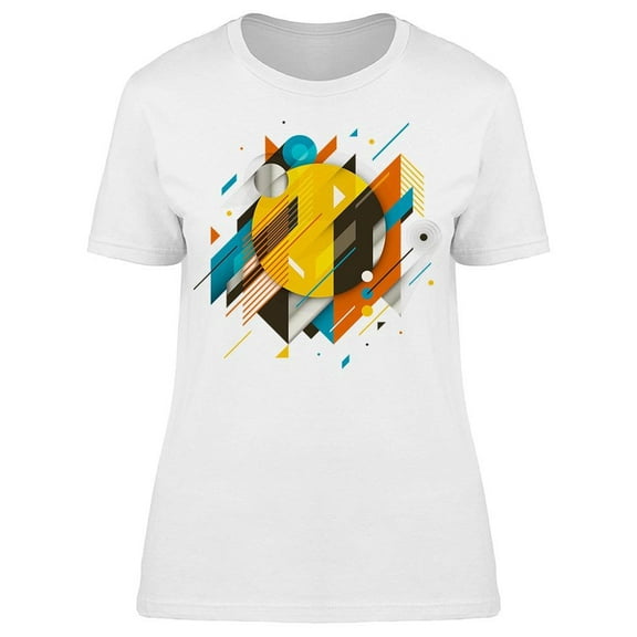 Modern Geometric Shapes Tee Women's -Image by Shutterstock